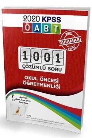 Pelikan KPSS ÖABT Okul Öncesi Öğretmenliği 1001 Çözümlü Soru Pelikan Yayınları