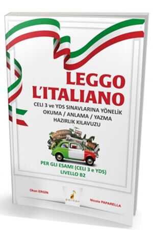 Pelikan Leggo L'italiano Celi 3 ve YDS Sınavları Okuma-Anlama-Yazma Hazırlık Kılavuzu Pelikan Kitabevi