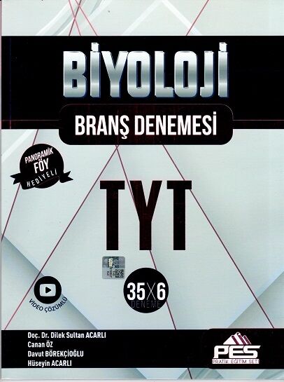 PES TYT Biyoloji 35 x 6 Branş Denemesi Pes Yayınları