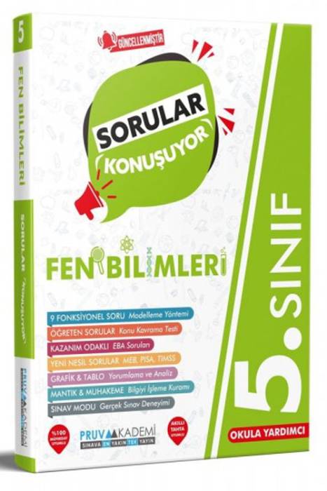 Pruva 5. Sınıf Fen Bilimleri Sorular Konuşuyor Pruva Akademi Yayınları