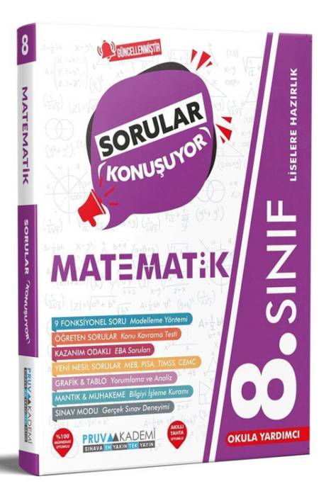 Pruva 8. Sınıf Matematik Soru Bankası Pruva Yayınları