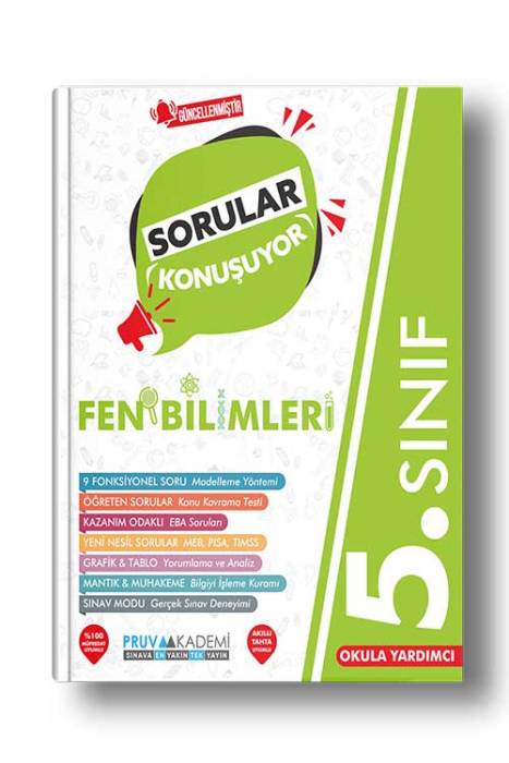 Pruva 5. Sınıf Sorular Konuşuyor Fen Bilimleri Soru Bankası Pruva Akademi Yayınları