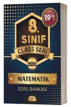 Robert 8. Sınıf Class Seri Model Soru Çözümlü Matematik Soru Bankası Robert Yayınları FIRSAT ÜRÜNLERİ - Thumbnail