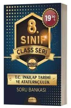 Robert 8. Sınıf Class Seri Model Soru Çözümlü T.C. İnkılap Tarihi ve Atatürkçülük Soru Bankası Robert Yayınları FIRSAT ÜRÜNLERİ - Thumbnail