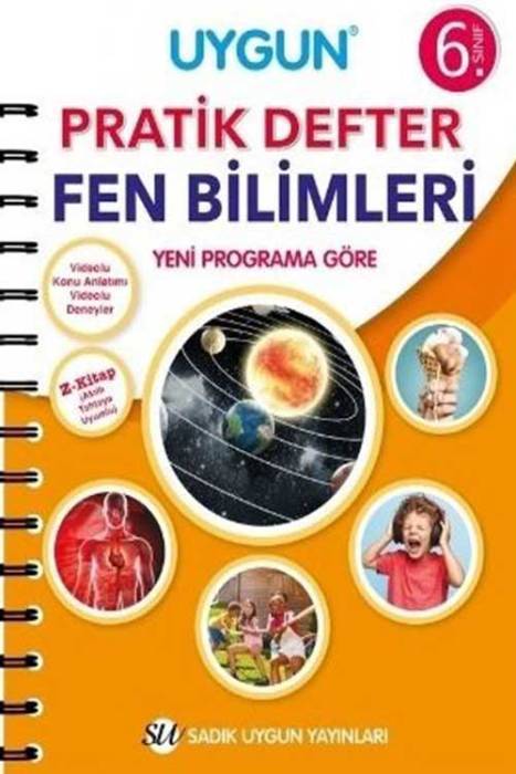 Sadık Uygun 6. Sınıf Fen Bilimleri Pratik Defter Sadık Uygun Yayınları