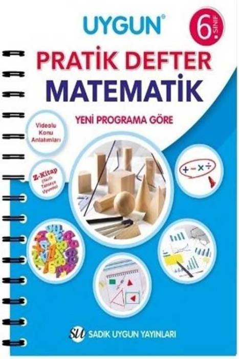 Sadık Uygun 6. Sınıf Matematik Pratik Defter Sadık Uygun Yayınları