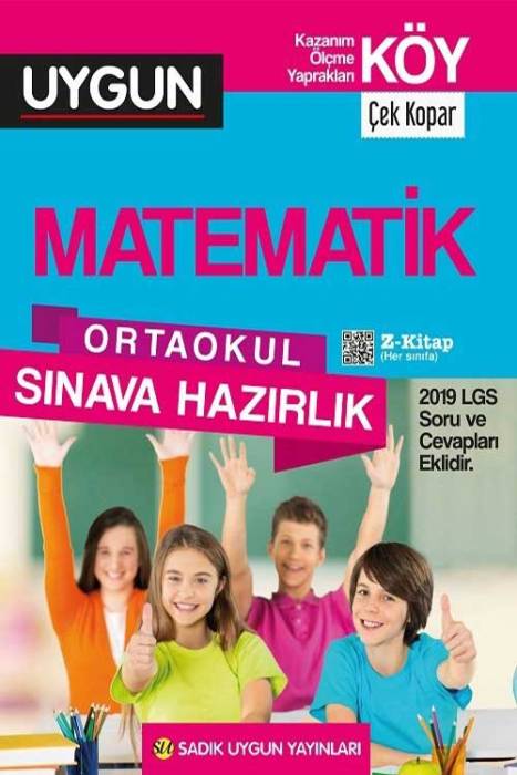 Sadık Uygun 8. Sınıf Matematik KÖY Kazanım Ölçme Yaprakları Çek Kopar Sadık Uygun Yayınları