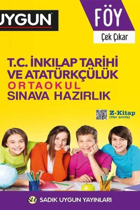 Sadık Uygun 8. Sınıf T.C. İnkılap Tarihi ve Atatürkçülük FÖY Çek Çıkart Sadık Uygun Yayınları