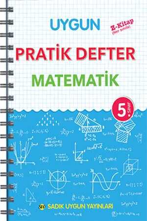 Sadık Uygun 5. Sınıf Pratik Defter Matematik Sadık Uygun Yayınları