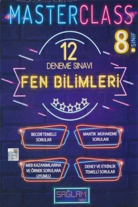 Sağlam Test 8. Sınıf Fen Bilimleri MASTERCLASS 12 Deneme Sınavı Molekül Yayınları