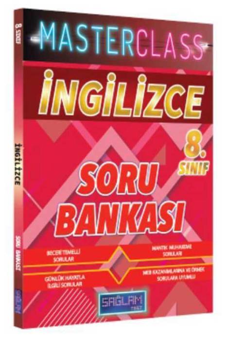 Sağlam Test 8. Sınıf İngilizce Masterclass Soru Bankası Molekül Yayınları