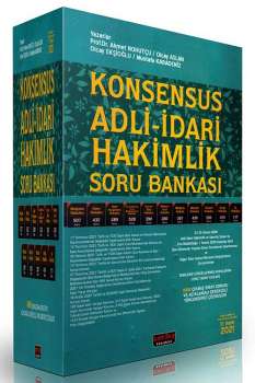 Savaş 2022 KONSENSUS Adli Hakimlik Ustalık Eseri Soru Bankası Modüler Set 18. BaskıSavaş 2022 KONSENSUS Adli Hakimlik Ustalık Eseri Soru Bankası Modüler Set 18. Baskı