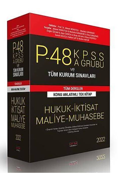 Savaş 2022 KPSS A Grubu P48 Tüm Dersler Konu Anlatımlı Modüler Set Savaş Yayınları