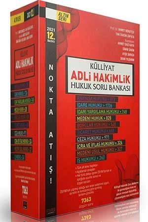 Savaş 2021 KÜLLİYAT Adli Hakimlik Modüler Soru Bankası Nokta Atış Seti Savaş Yayınları