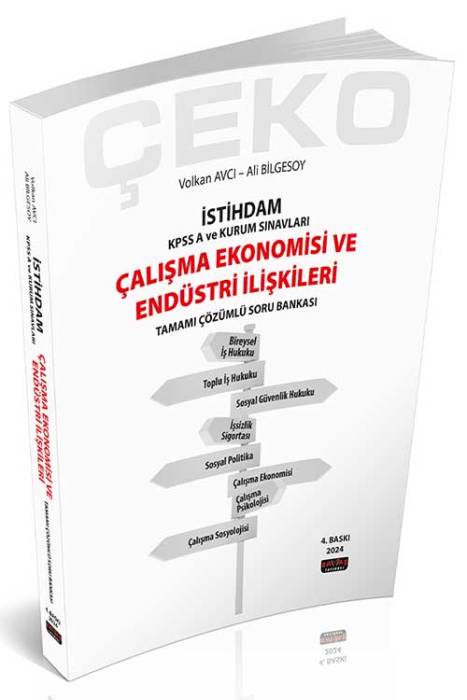 2024 İstihdam ÇEKO Çalışma Ekonomisi ve Endüstri İlişkileri Soru Bankası Savaş Yayınları