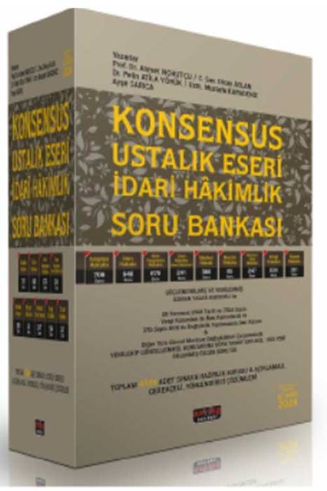 2024 KONSENSUS Ustalık Eseri İdari Hakimlik Soru Bankası 20. Baskı Savaş Yayınları