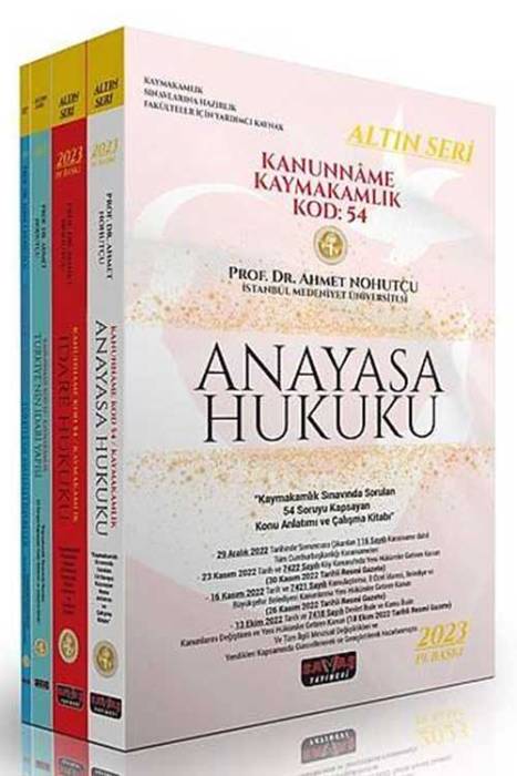 KANUNNAME Kaymakamlık Kod: 54 Savaş Yayınları Savaş Yayınevi