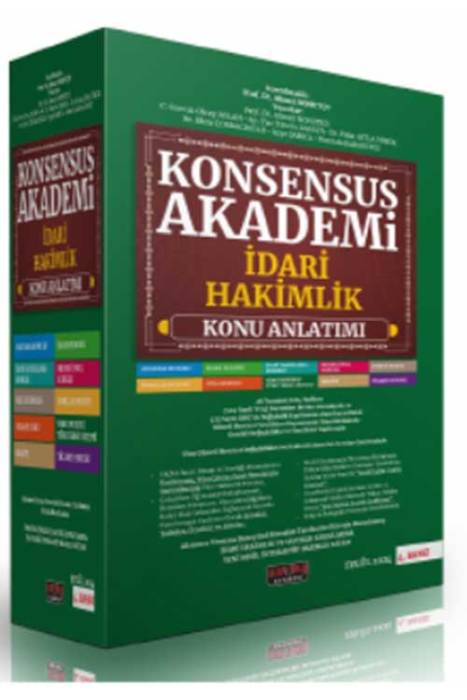 2024 KONSENSUS Akademi İdari Hakimlik Konu Anlatımı Savaş Yayınevi