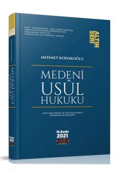 Savaş 2021 Medeni Usul Hukuku Altın Seri Savaş Yayınevi