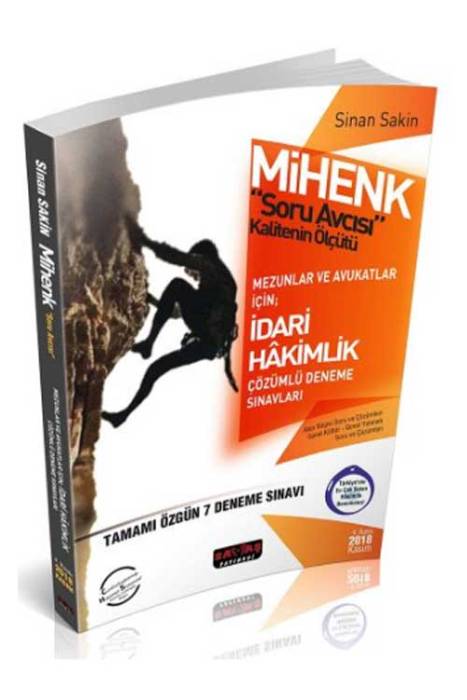 Savaş MİHENK Soru Avcısı İdari Hakimlik Çözümlü 7 Deneme Savaş Yayınevi