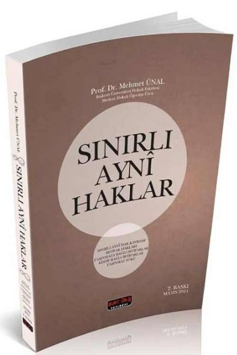 2024 Sınırlı Ayni Haklar Savaş Yayınevi