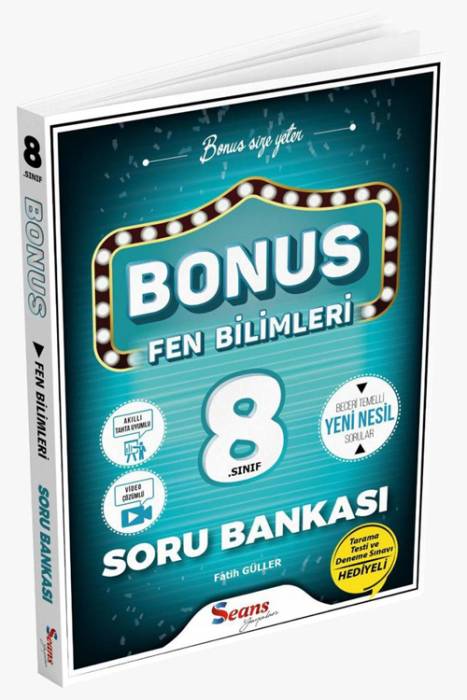 Seans 8. Sınıf Bonus Fen Bilimleri Soru Bankası Seans Yayınları