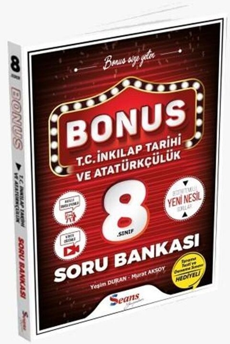 Seans 8. Sınıf İnkılap Tarihi Ve Atatürkçülük Soru Bankası Seans Yayınları