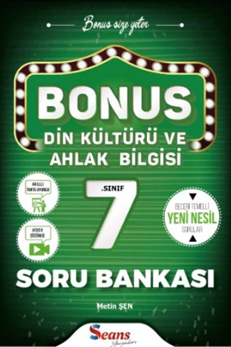 Seans Bonus 7. Sınıf Din Kültürü Ve Ahlak Bilgisi Soru Bankası Seans Yayınları