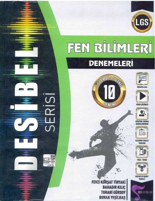 Ses 8. Sınıf LGS Fen Bilimleri Desibel Serisi 10 Deneme Ses Yayınları 