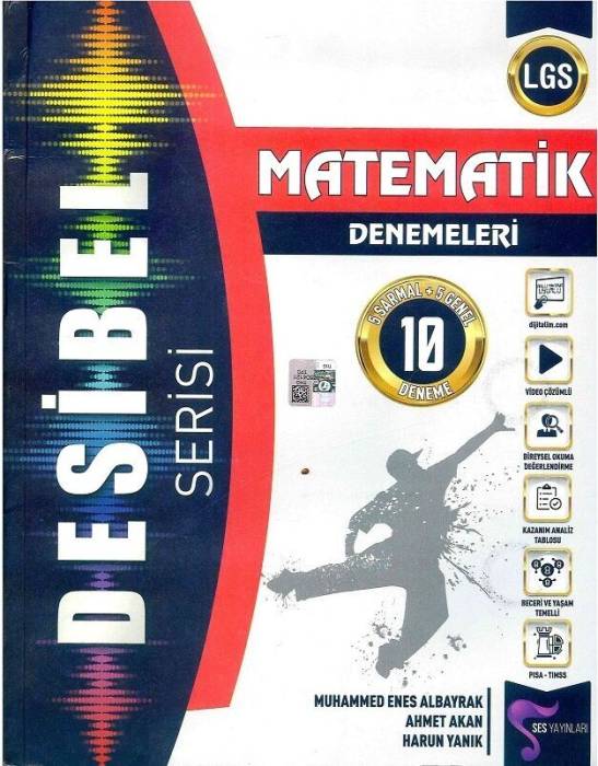 Ses 8. Sınıf LGS Matematik Desibel Serisi 10 Deneme Ses Yayınları 