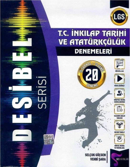 Ses 8. Sınıf LGS T. C. İnkılap Tarihi ve Atatürkçülük Desibel Serisi 20 Deneme Ses Yayınları 