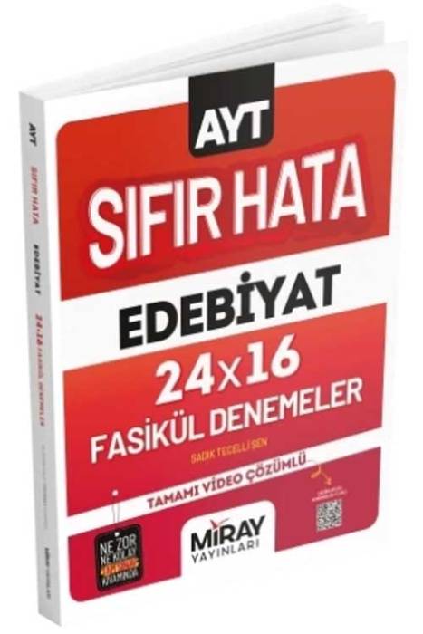 Sıfır Hata AYT Edebiyat 16 Deneme Miray Yayınları