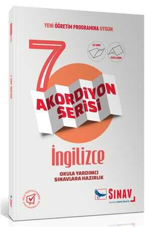 Sınav 7. Sınıf İngilizce Aç Konu Katla Soru Akordiyon Serisi Sınav Yayınları FIRSAT ÜRÜNLERİ