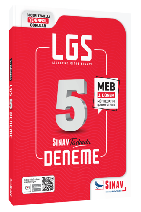 8. Sınıf LGS 1. Dönem 5 Deneme Sınav Yayınları