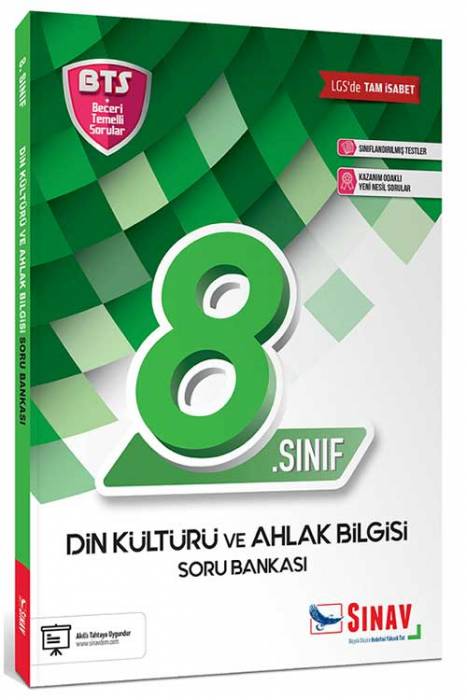 Sınav 8. Sınıf LGS Din Kültürü ve Ahlak Bilgisi BTS Soru Bankası Sınav Yayınları