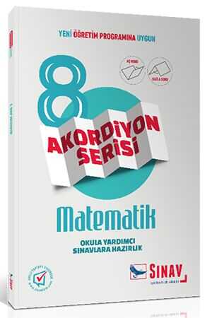 Sınav 8. Sınıf LGS Matematik Aç Konu Katla Soru Akordiyon Serisi Sınav Yayınları FIRSAT ÜRÜNLERİ