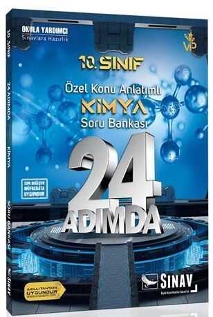 Sınav 10. Sınıf Kimya 24 Adımda Özel Konu Anlatımlı Soru Bankası Sınav Yayınları