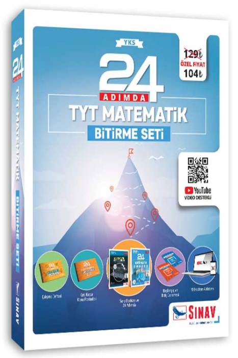 Sınav YKS TYT Matematik 24 Adımda Bitirme Seti Sınav Yayınları