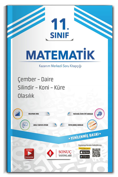 11.Sınıf Çember Ve Daire, Silindir, Koni, Küre, Olasılık Sonuç Yayınları