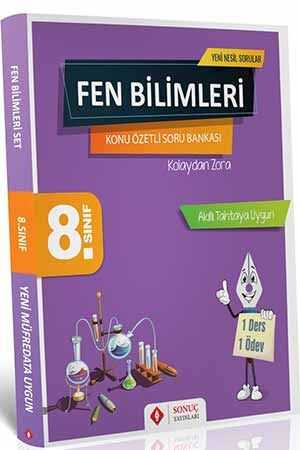 Sonuç 8. Sınıf Fen Bilimleri Kazanım Merkezli Soru Kitapçığı Sonuç Yayınları