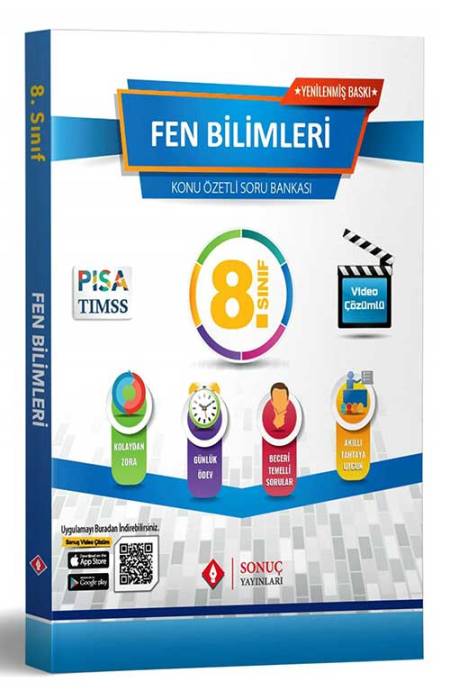 Sonuç 8. Sınıf Fen Bilimleri Konu Özetli Soru Bankası Sonuç Yayınları