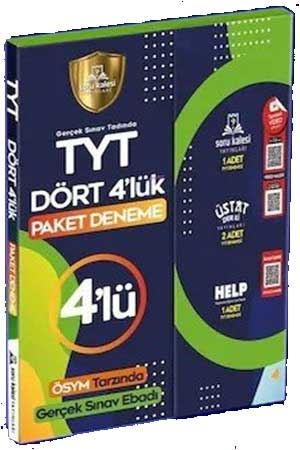 Soru Kalesi TYT Dört 4`lük Paket Deneme Ösym Tarzında Soru Kalesi Yayınları