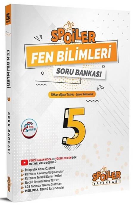 Spoiler 5. Sınıf Fen Bilimleri Soru Bankası Spoiler Yayınları