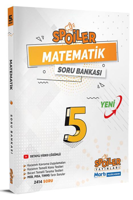 Spoiler 5. Sınıf Matematik Soru Bankası Spoiler Yayınları