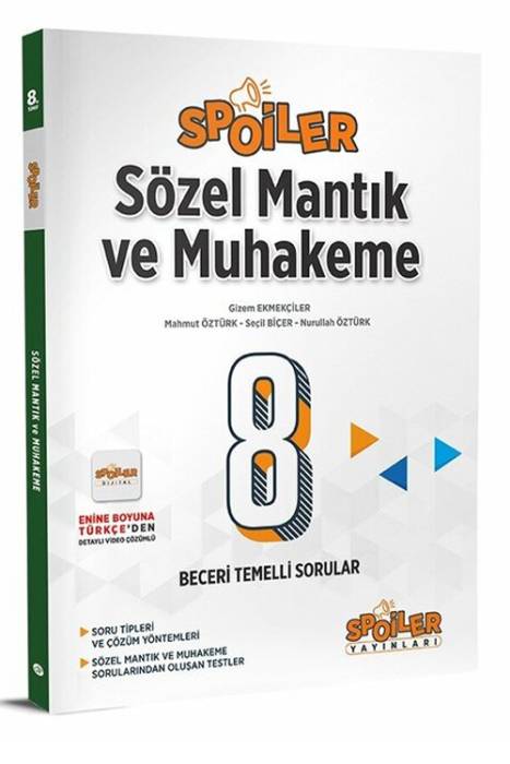 Spoiler 8. Sınıf Sözel Mantık ve Muhakeme Spoiler Yayınları