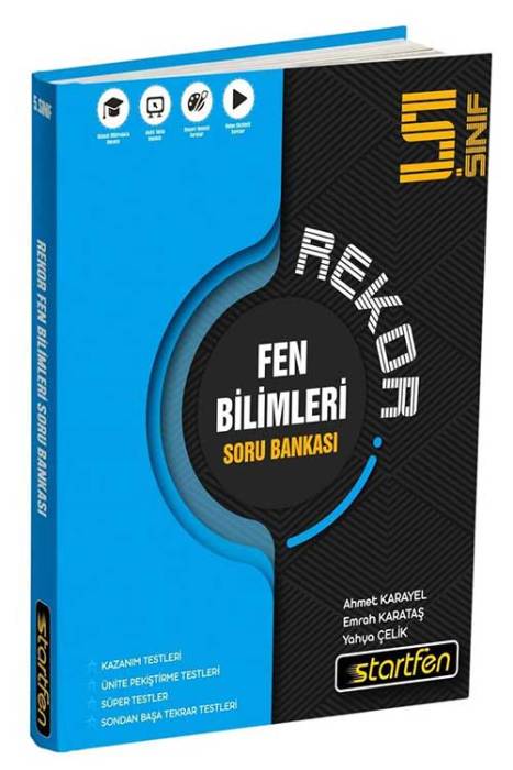 Startfen 5. Sınıf Fen Bilimleri Rekor Soru Bankası Startfen Yayınları