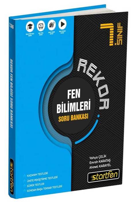 Startfen 7. Sınıf Fen Bilimleri Rekor Soru Bankası Startfen Yayınları