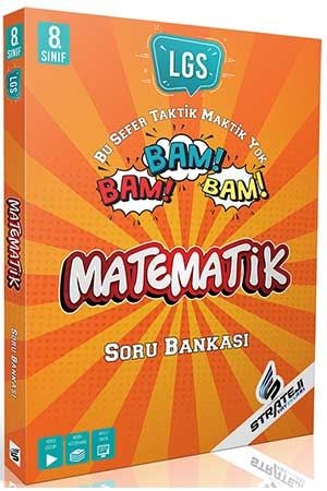 Strateji 8. Sınıf LGS Matematik Bam Bam Soru Bankası Strateji Yayınları