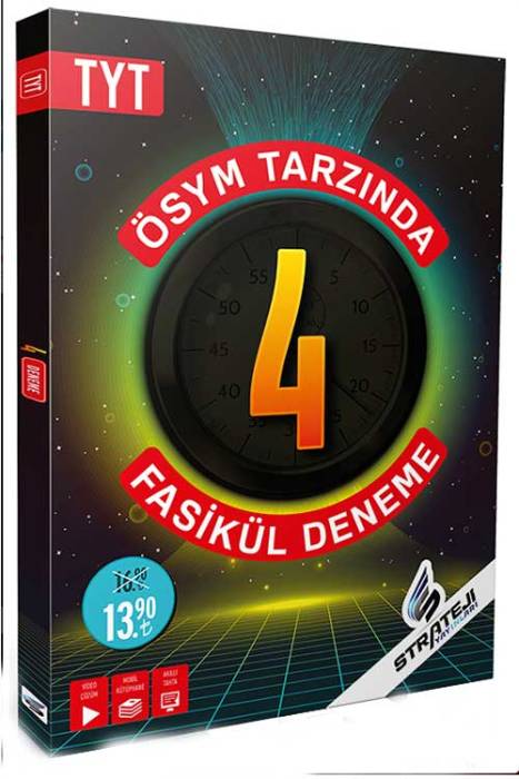 Strateji YKS TYT 4 Fasikül Deneme Strateji Yayınları