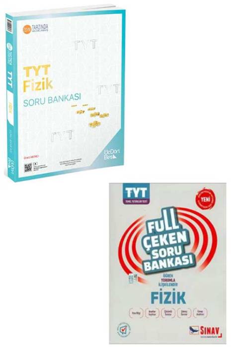 Süper İkili TYT Fizik Soru Bankası Seti Sınav ve Üç Dört Beş Yayınları